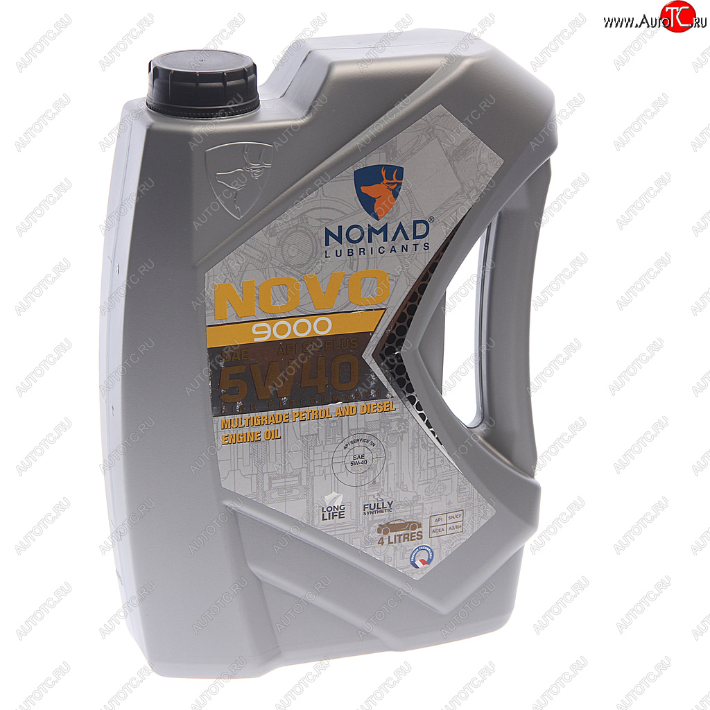 3 599 р. Масло моторное NOVO 9000 SP 5W40 синт.4л NOMAD NOMAD 6297000872728  с доставкой в г. Кемерово