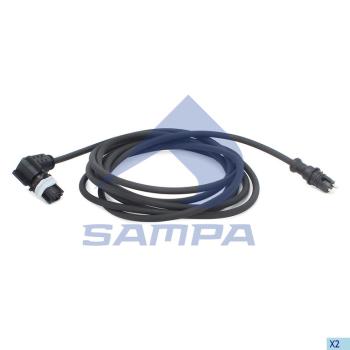 999 р. Кабель электрический АБС SCANIA SCHMITZ KRONE L=3000мм соединительный SAMPA SAMPA 096.3877  с доставкой в г. Кемерово. Увеличить фотографию 1