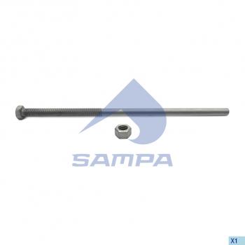 989 р. Болт M16x410 седельного устройства регулировочный SAMPA SAMPA 092.749  с доставкой в г. Кемерово. Увеличить фотографию 1
