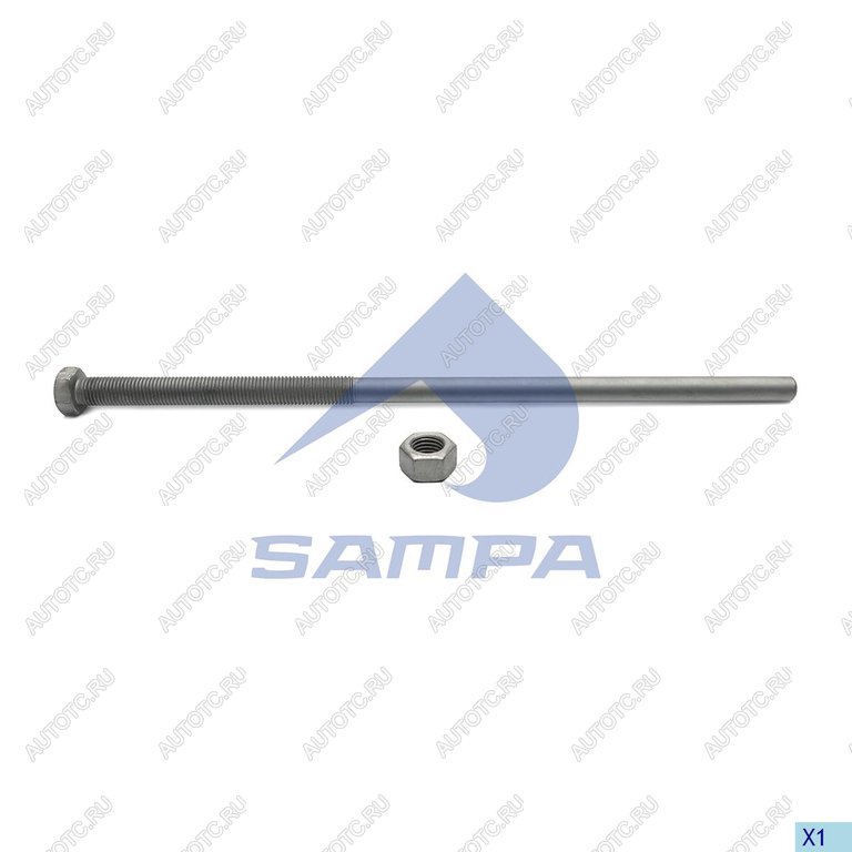 989 р. Болт M16x410 седельного устройства регулировочный SAMPA SAMPA 092.749  с доставкой в г. Кемерово