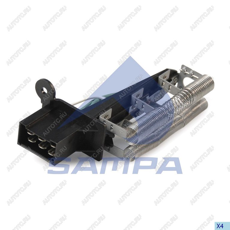 1 269 р. Резистор SCANIA 4 series отопителя SAMPA SAMPA 042.207  с доставкой в г. Кемерово