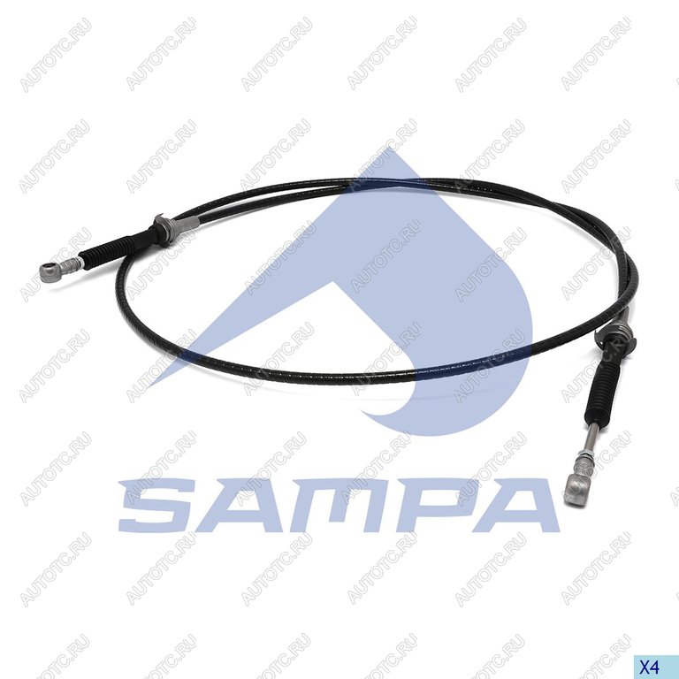 9 099 р. Трос SCANIA переключения КПП SAMPA SAMPA 047.350  с доставкой в г. Кемерово