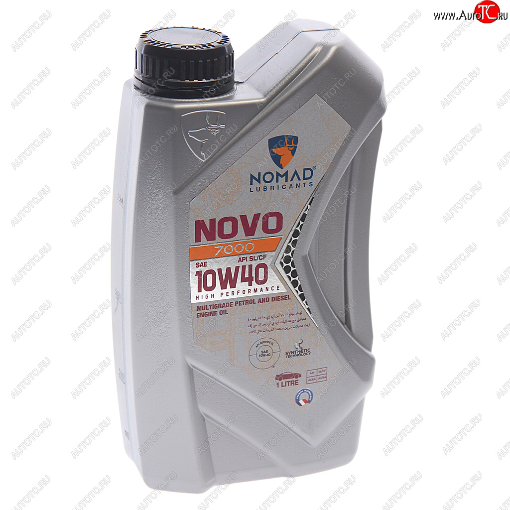 819 р. Масло моторное NOVO 7000 SLCF 10W40 псинт.1л NOMAD NOMAD 6297001279540  с доставкой в г. Кемерово
