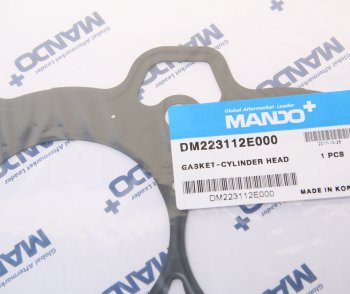 2 549 р. Прокладка головки блока HYUNDAI i40 (11-) (2.0),Elantra (13-) (1.8) (M) MANDO MANDO dm223112e000  с доставкой в г. Кемерово. Увеличить фотографию 2