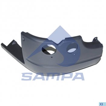 3 899 р. Бампер SCANIA P,G,R,T series правая часть SAMPA SAMPA 18400137  с доставкой в г. Кемерово. Увеличить фотографию 1