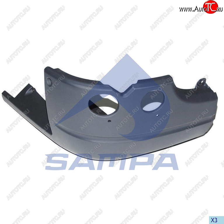 3 899 р. Бампер SCANIA P,G,R,T series правая часть SAMPA SAMPA 18400137  с доставкой в г. Кемерово