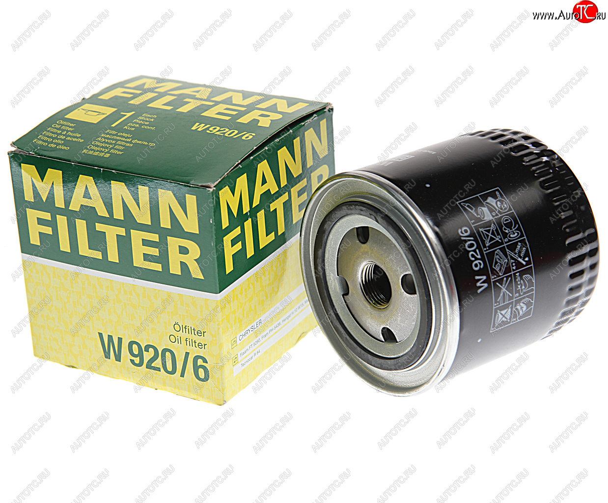 1 019 р. Фильтр масляный NISSAN CHRYSLER JEEP MANN MANN w9206  с доставкой в г. Кемерово