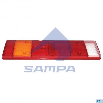 849 р. Рассеиватель DAF MAN SCANIA IVECO фонаря заднего левогоправого (467х132мм) SAMPA SAMPA 061.082  с доставкой в г. Кемерово. Увеличить фотографию 1