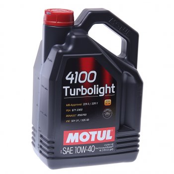 3 399 р. Масло моторное 4100 TURBOLIGHT 10W40 п/синт.4л MOTUL MOTUL 109462 MOTUL 109462  с доставкой в г. Кемерово. Увеличить фотографию 1