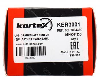 1 499 р. Датчик положения коленвала VW Amarok,Golf,Jetta,Passat AUDI A3,A4,Q3,Q5 SKODA Octavia,Yeti KORTEX KORTEX ker3001  с доставкой в г. Кемерово. Увеличить фотографию 3