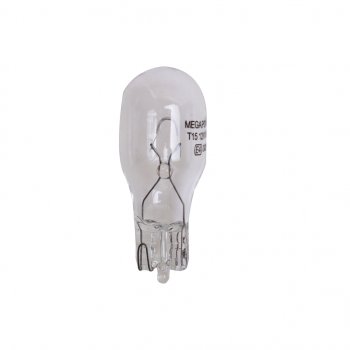 17 р. Лампа 12V W16W W2.1x9.5d Standart MEGAPOWER MEGAPOWER 370-33-065  с доставкой в г. Кемерово. Увеличить фотографию 1