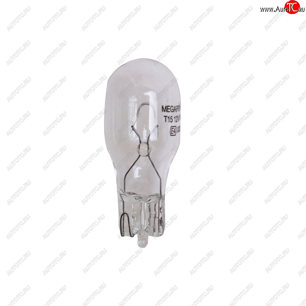 17 р. Лампа 12V W16W W2.1x9.5d Standart MEGAPOWER MEGAPOWER 370-33-065  с доставкой в г. Кемерово