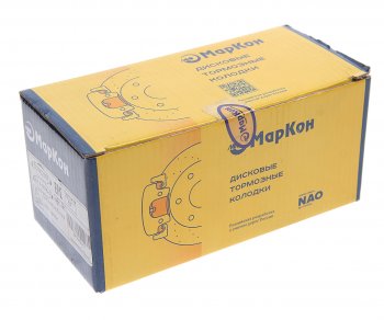 1 489 р. Колодки тормозные УАЗ Профи Полуторка 4х2 (21-) передние (4шт.) МАРКОН МАРКОН 507602167  с доставкой в г. Кемерово. Увеличить фотографию 2