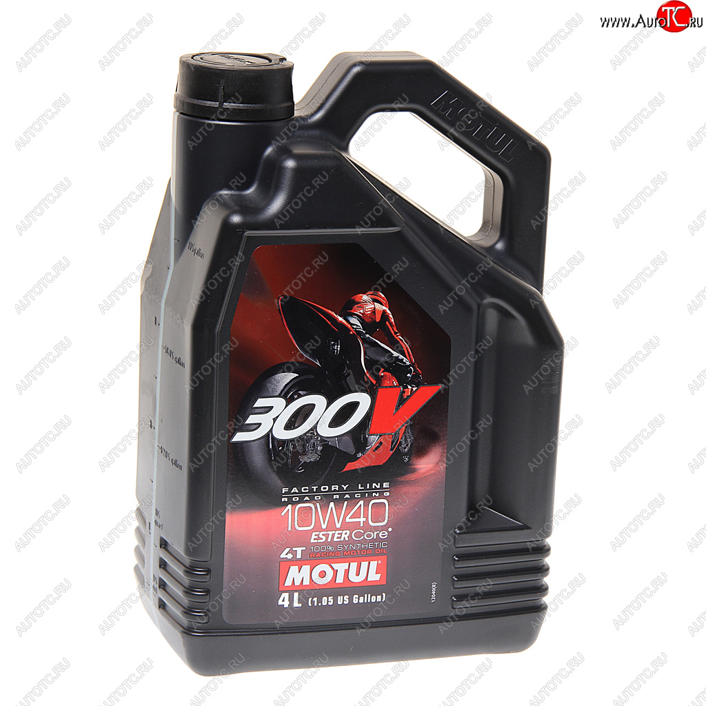 8 549 р. Масло моторное для 4-х тактных двигателей 300V 4T FACTOTY LINE 10W40 синт.4л MOTUL MOTUL 104121  с доставкой в г. Кемерово
