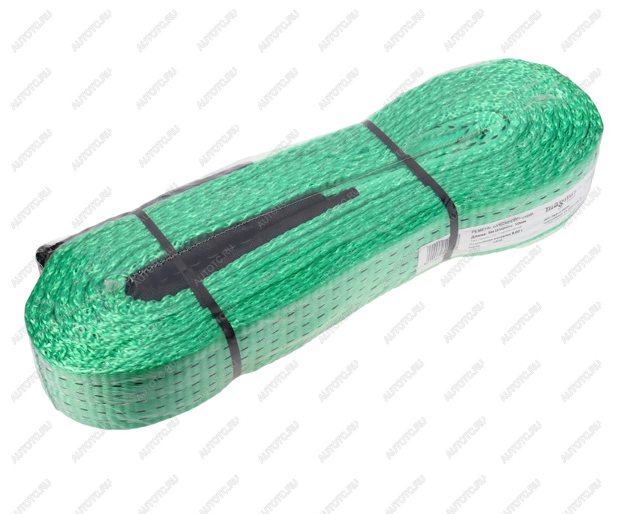 1 069 р. Трос буксировочный 8т 5м-50мм ленточный (петля-петля) MAGNUS-PROFI MAGNUS-PROFI sz054174  с доставкой в г. Кемерово