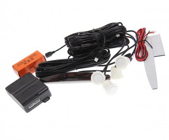 2 379 р. Датчик парковки d=19мм INTERPOWER INTERPOWER ip-415 (19mm) (4 датчика) white  с доставкой в г. Кемерово. Увеличить фотографию 1