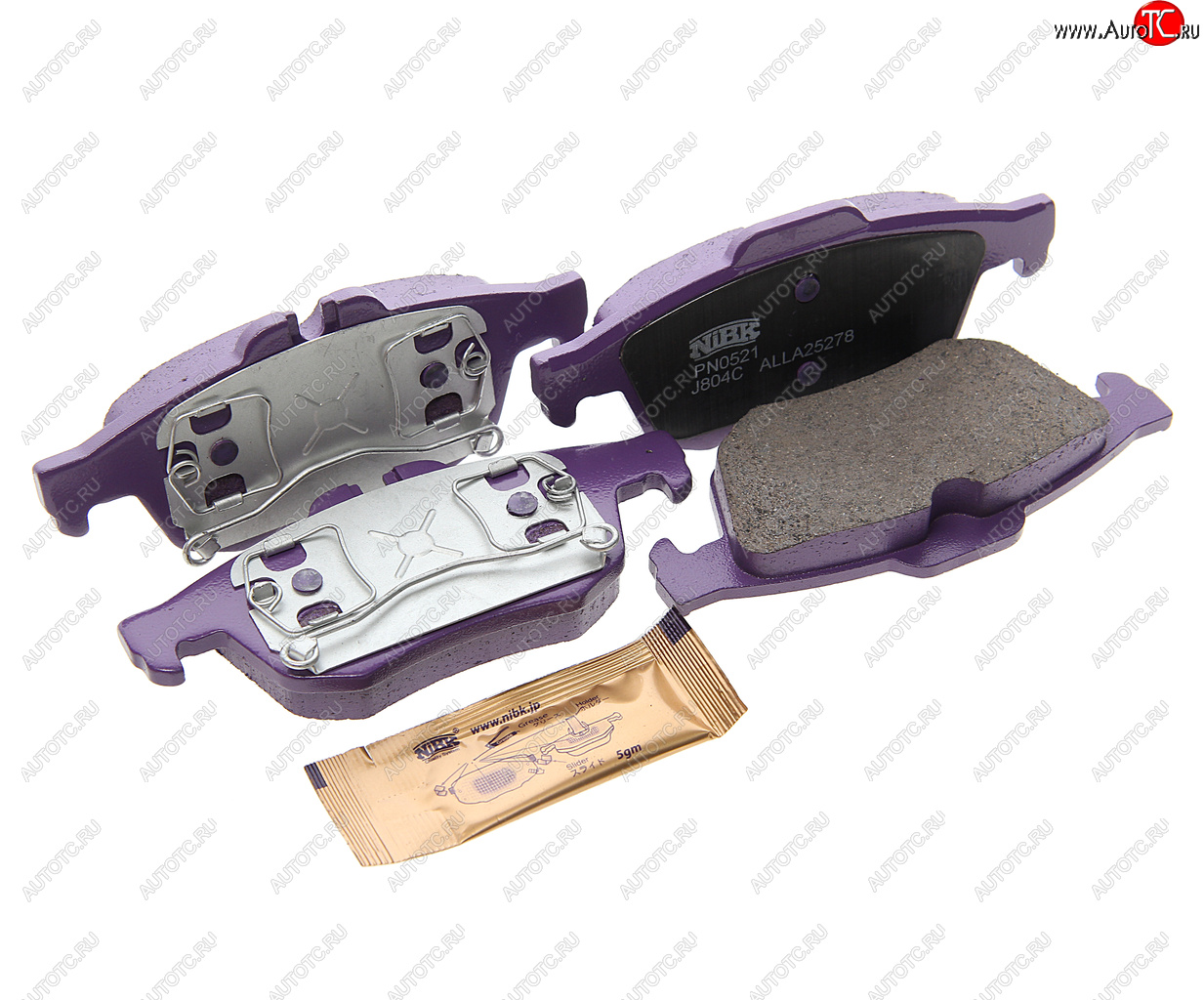 2 489 р. Колодки тормозные задние (4шт.) NIBK Nissan Primera 3 седан P12 (2001-2008)  с доставкой в г. Кемерово