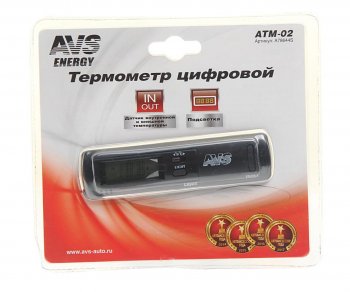 399 р. Термометр ATM-02 AVS AVS a78644s  с доставкой в г. Кемерово. Увеличить фотографию 1