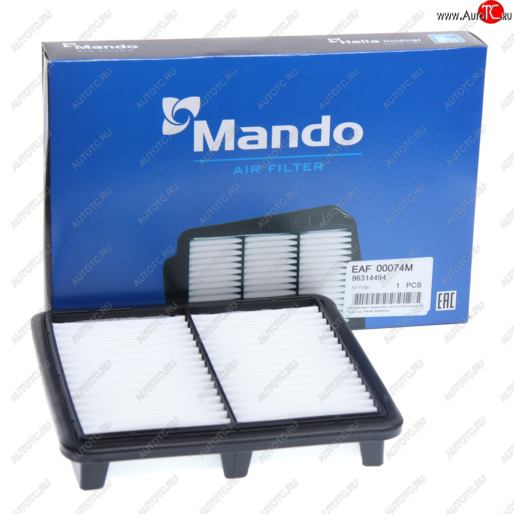 237 р. Фильтр воздушный DAEWOO Matiz (98-) (0.8/1.0) MANDO MANDO eaf00074m MANDO eaf00074m  с доставкой в г. Кемерово