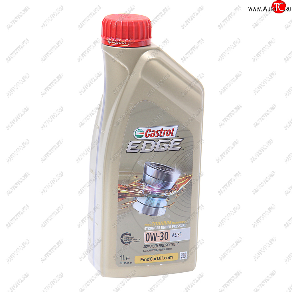 1 979 р. Масло моторное EDGE TITANIUM FST A5B5 LL01 0W30 синт.1л CASTROL CASTROL 156e3e  с доставкой в г. Кемерово