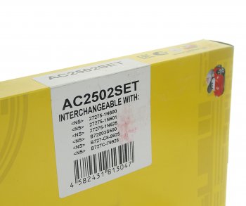 1 689 р. Фильтр воздушный салона NISSAN Almera (N16) JS ASAKASHI JS ASAKASHI ac2502set  с доставкой в г. Кемерово. Увеличить фотографию 4