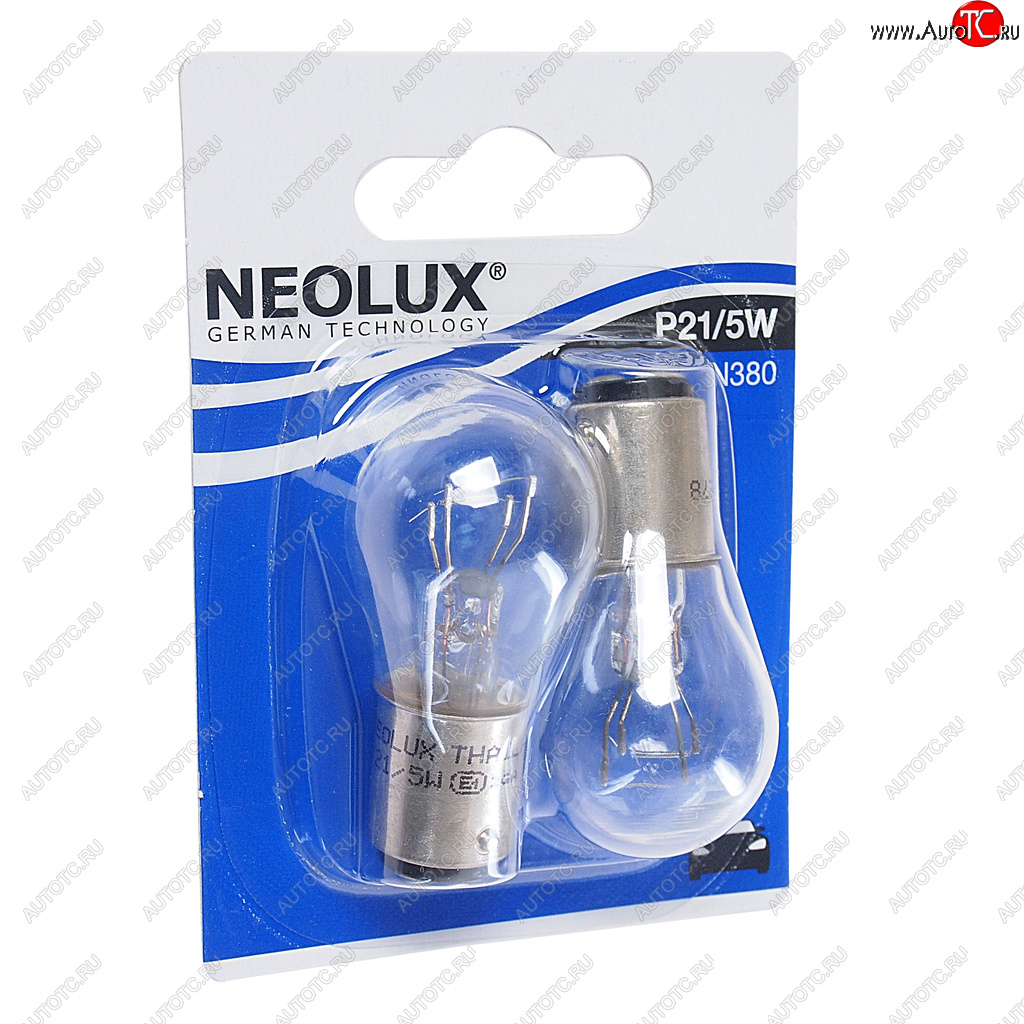172 р. Лампа 12V P215W BAY15d блистер (2шт.) Standard NEOLUX NEOLUX n380-02b  с доставкой в г. Кемерово