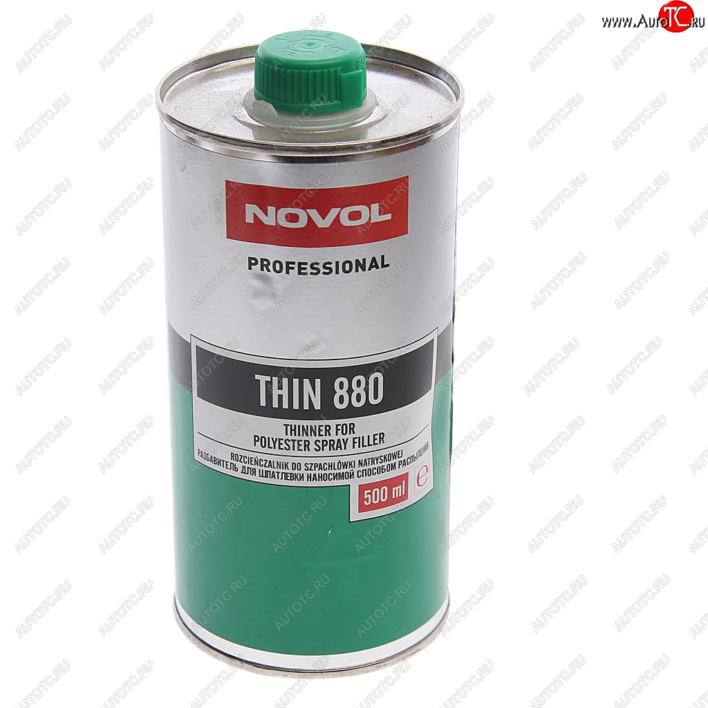 519 р. Разбавитель THIN 880 для жидкой шпатлевки 500мл NOVOL NOVOL 32201  с доставкой в г. Кемерово