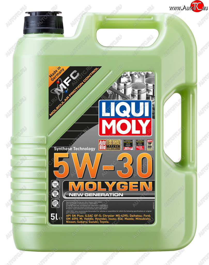 8 849 р. Масло моторное MOLYGEN NEW GENERATION 5W30 синт.5л LIQUI MOLY LIQUI MOLY 9043 LIQUI MOLY 9043  с доставкой в г. Кемерово