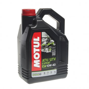 4 999 р. Масло моторное для 4-х тактных двигателей ATV-UTV EXPERT 4T 10W40 п/синт.4л MOTUL MOTUL 105939 MOTUL 105939  с доставкой в г. Кемерово. Увеличить фотографию 1