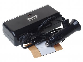 469 р. Разветвитель прикуривателя 3-х гнездовой 12V 1USB OLMIO OLMIO olm-038888  с доставкой в г. Кемерово. Увеличить фотографию 2