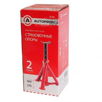 2 699 р. Стойка ремонтная 2т h=270-360мм 2шт. AUTOPROFI AUTOPROFI js-02  с доставкой в г. Кемерово. Увеличить фотографию 2