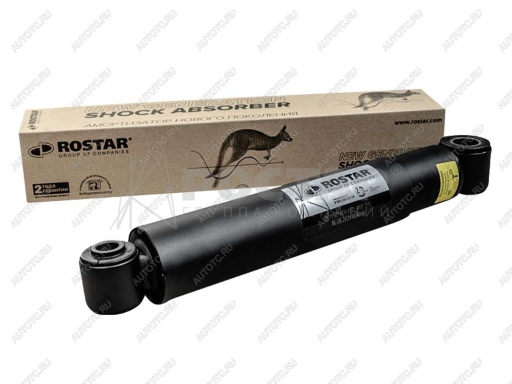 7 499 р. Амортизатор MAN TGA задний (473770 20х62 30х62 ОО) ROSTAR ROSTAR 180-2905004-050  с доставкой в г. Кемерово