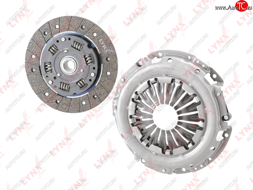 6 749 р. Сцепление RENAULT Clio (05-),Megane (02-) (1.41.6) комплект (без подшипника выжимного) LYNX LYNX cl1055  с доставкой в г. Кемерово