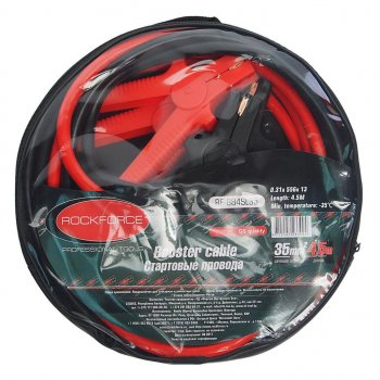 2 699 р. Провода для прикуривания 1000А 4.5м (морозостойкие) ROCKFORCE ROCKFORCE rf-884sl35  с доставкой в г. Кемерово. Увеличить фотографию 1