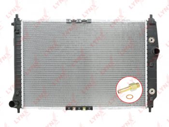 9 899 р. Радиатор CHEVROLET Aveo (05-) охлаждения двигателя LYNX LYNX rb1005  с доставкой в г. Кемерово. Увеличить фотографию 1