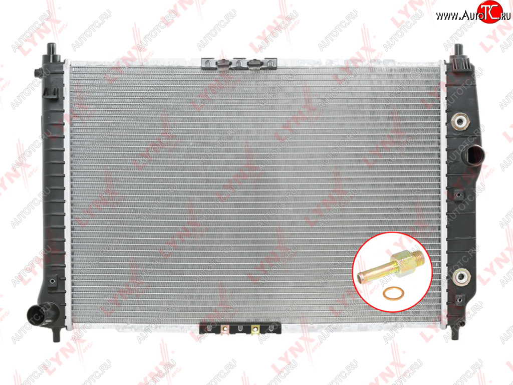 9 899 р. Радиатор CHEVROLET Aveo (05-) охлаждения двигателя LYNX LYNX rb1005  с доставкой в г. Кемерово