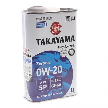 1 129 р. Масло моторное Zerotec GF-6A 0W20 синт.1л TAKAYAMA TAKAYAMA 605598  с доставкой в г. Кемерово. Увеличить фотографию 1