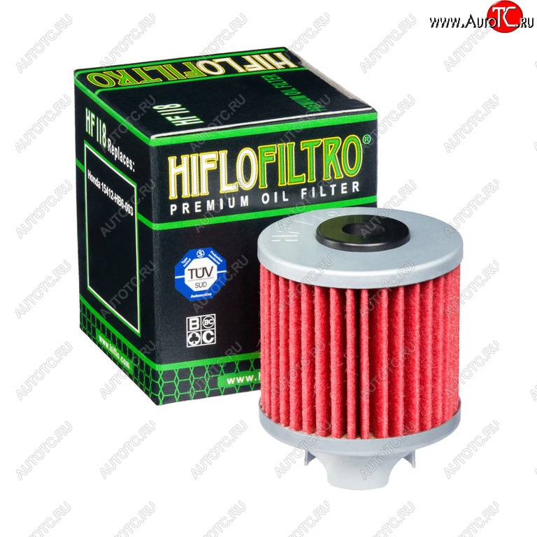 579 р. Фильтр масляный мото HONDA HIFLO FILTRO HIFLO FILTRO hf118  с доставкой в г. Кемерово