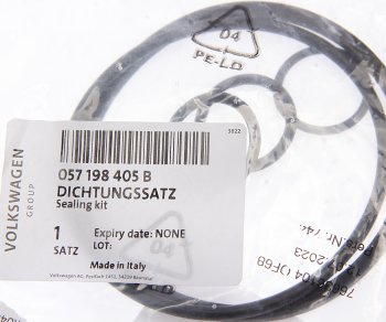4 299 р. Кольцо уплотнительное VW комплект OE VAG 057198405b  с доставкой в г. Кемерово. Увеличить фотографию 2