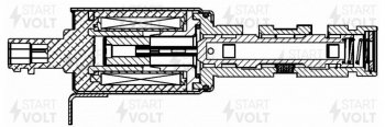 3 799 р. Клапан электромагнитный RENAULT Duster изменения фаз ГРМ STARTVOLT STARTVOLT svc0902  с доставкой в г. Кемерово. Увеличить фотографию 1