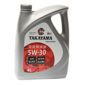 2 499 р. Масло моторное API SL/CF 5W30 синт.4л TAKAYAMA TAKAYAMA 605522 TAKAYAMA 605522  с доставкой в г. Кемерово. Увеличить фотографию 1