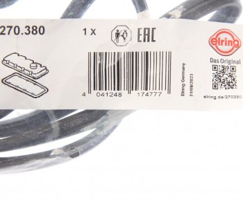 1 159 р. Прокладка крышки клапанной HONDA Accord (02-08) (2.02.4) ELRING ELRING 270.380  с доставкой в г. Кемерово. Увеличить фотографию 3