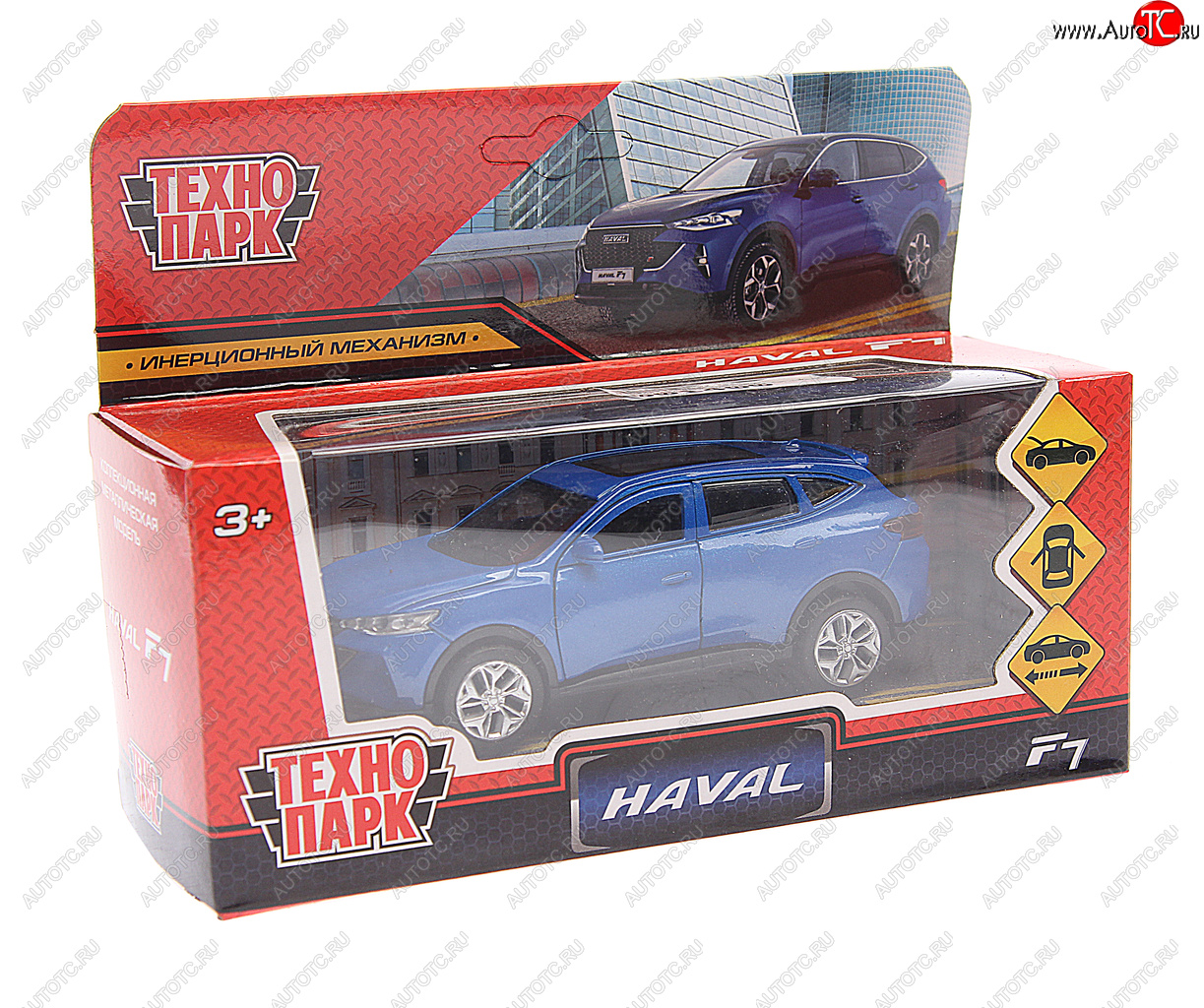 1 069 р. Модель автомобиля HAVAL F7 металлическая ТЕХНОПАРК ТЕХНОПАРК f7-12-bu  с доставкой в г. Кемерово