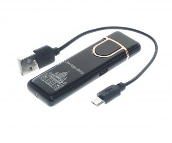449 р. Зажигалка электронная с зарядкой от USB NO NAME а05-с25  с доставкой в г. Кемерово. Увеличить фотографию 2