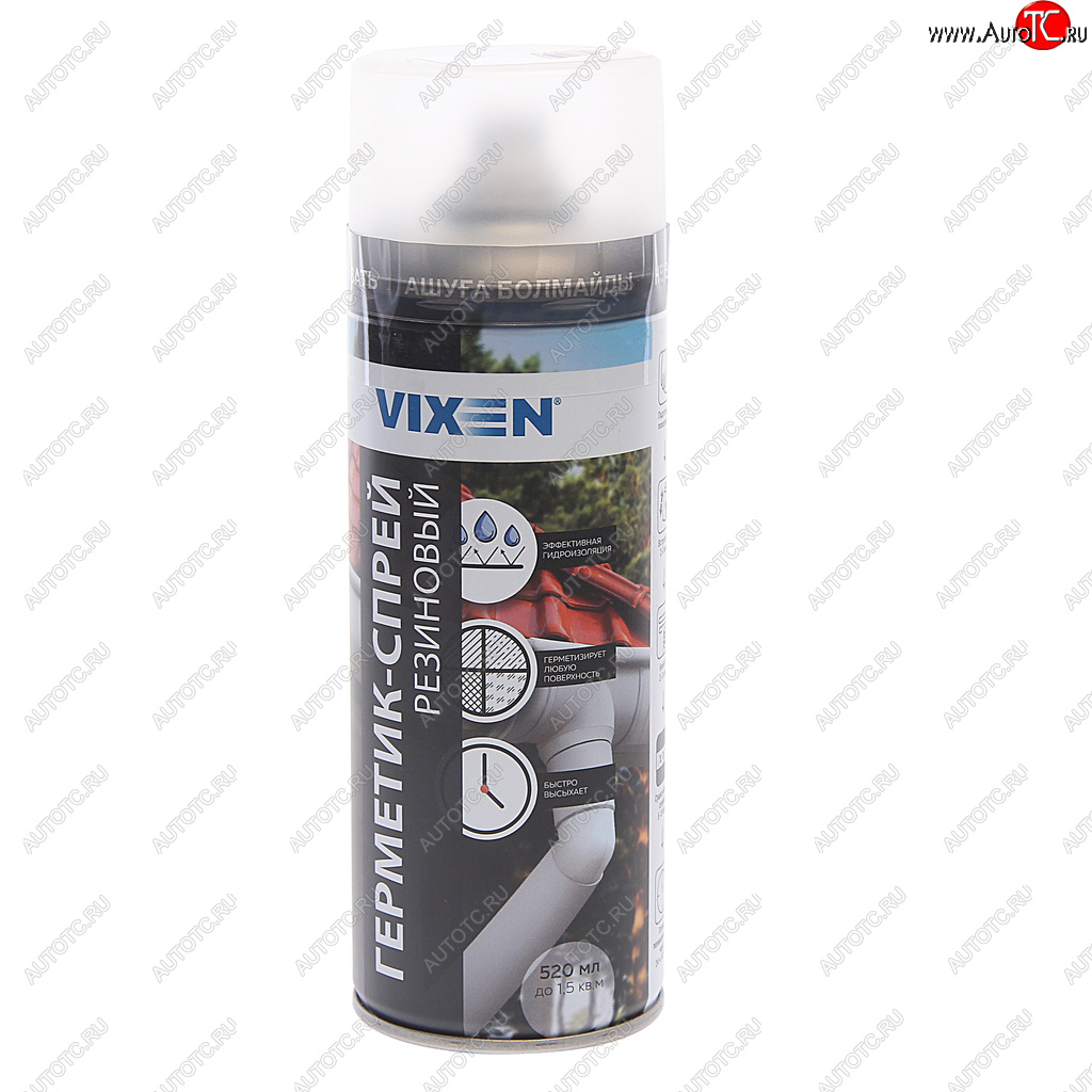 479 р. Герметик с резиной аэрозоль 520мл VIXEN VIXEN vx-90200  с доставкой в г. Кемерово
