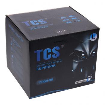 7 299 р. Аккумулятор TCS AGM 20Ач TCS 6ст20 ytx20l-bs  с доставкой в г. Кемерово. Увеличить фотографию 6