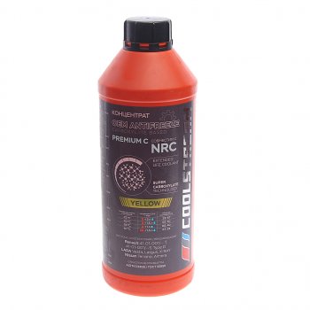 1 159 р. Антифриз желтый -76C концентрат 1.5л Premium C NRC COOL STREAM COOL STREAM cs-010114-c-ye  с доставкой в г. Кемерово. Увеличить фотографию 1