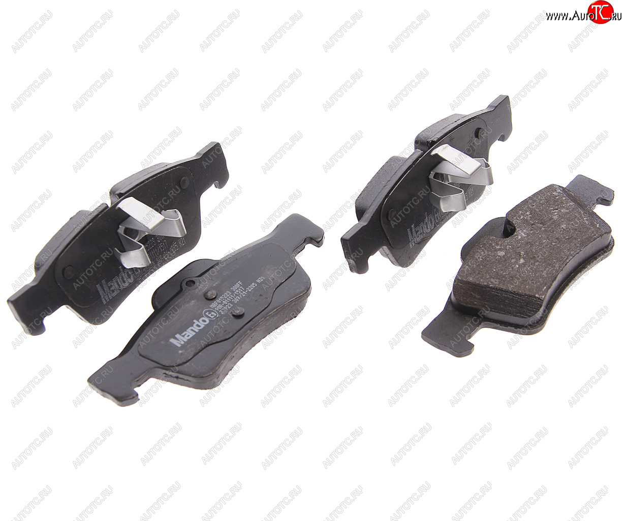 2 599 р. Колодки тормозные MERCEDES ML (W164),GL (X164),R (W251) задние (4шт.) MANDO MANDO mbf015223  с доставкой в г. Кемерово
