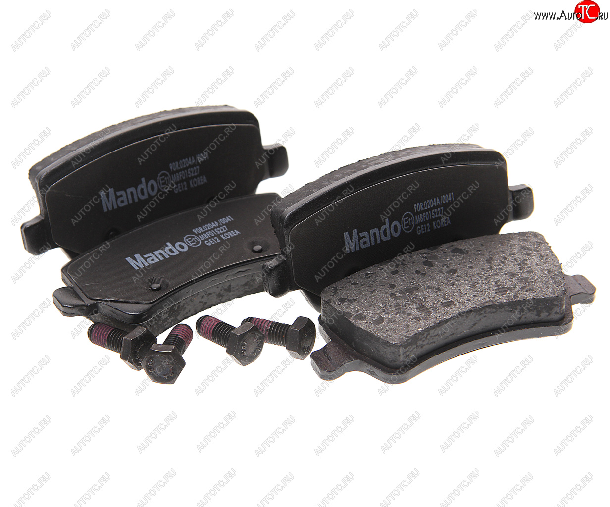 2 679 р. Колодки тормозные FORD Galaxy,S-Max VOLVO задние (4шт.) MANDO MANDO mbf015227  с доставкой в г. Кемерово