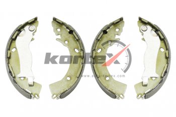 1 299 р. Колодки тормозные задние барабанные (4шт.) KORTEX Hyundai Solaris RBr седан дорестайлинг (2010-2014)  с доставкой в г. Кемерово. Увеличить фотографию 3